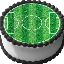 Tårtbild Fotbollsplan