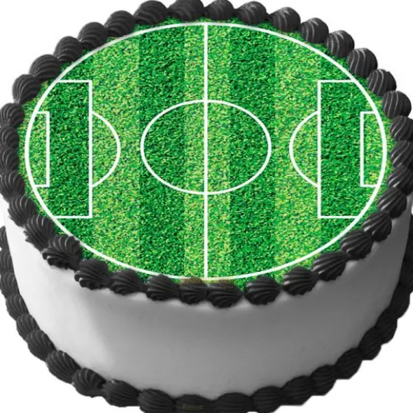 Tårtbild Fotbollsplan