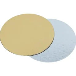 Tårtbrickor 18 cm Guld och Silver 100-pack