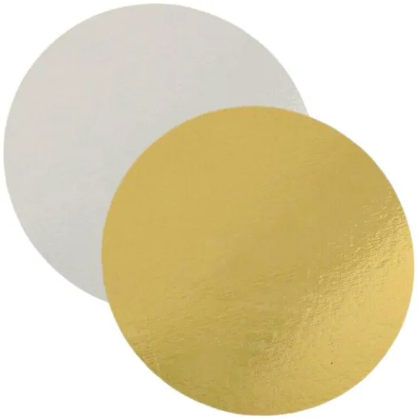 Tårtbrickor Silver & Guld 30 cm 3-pack