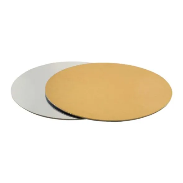 Tårtbrickor Silver & Guld 22 cm 100-pack