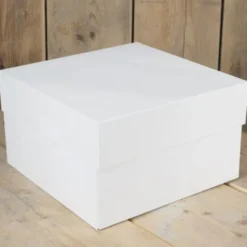 Tårtkartonger Vit 30 cm 25-pack