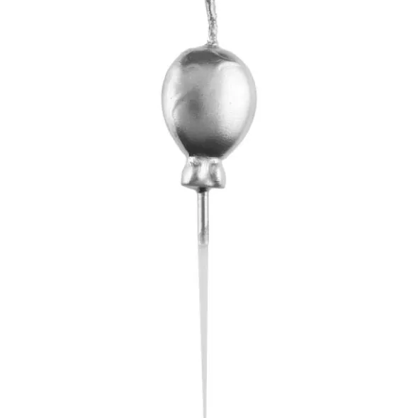 Tårtljus Ballonger Silver