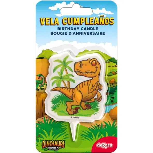 Tårtljus Dinosaurie