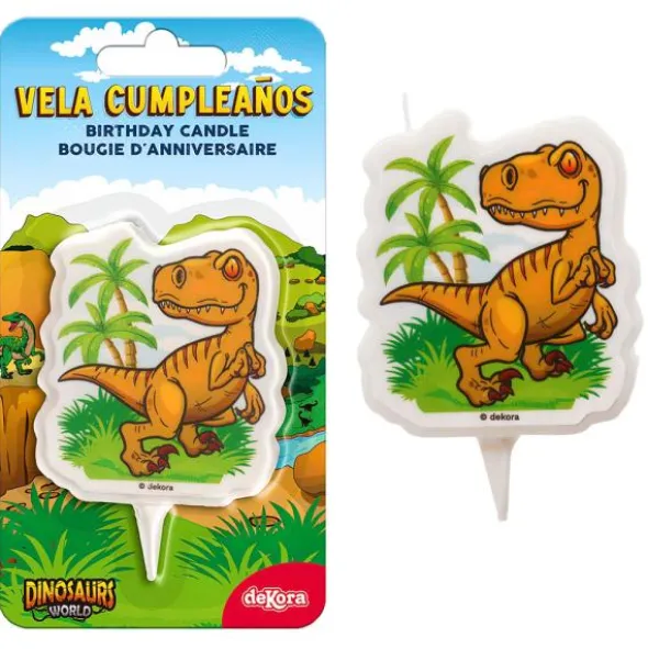 Tårtljus Dinosaurie