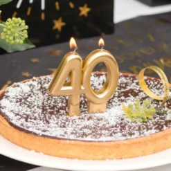 Tårtljus 30 Guld