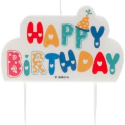 Tårtljus Happy Birthday