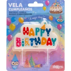 Tårtljus Happy Birthday