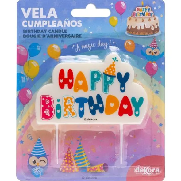 Tårtljus Happy Birthday