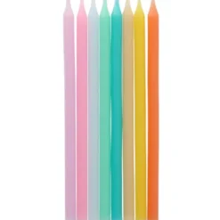 Tårtljus Pastell 10 cm 24-pack