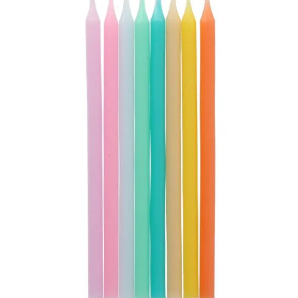 Tårtljus Pastell 10 cm 24-pack