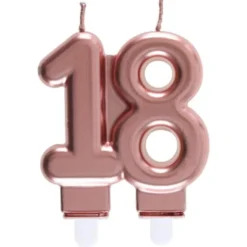 Tårtljus 18 Roseguld