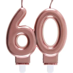 Tårtljus 60 Roseguld