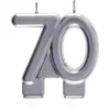 Tårtljus 70 Silver