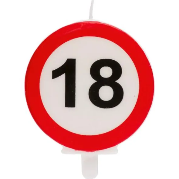 Tårtljus Trafikskylt 18