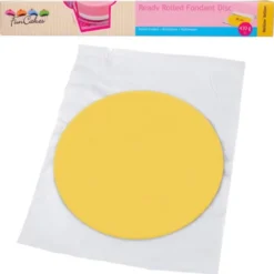 Tårtlock Färdigkavlad Sockerpasta Mellow Yellow