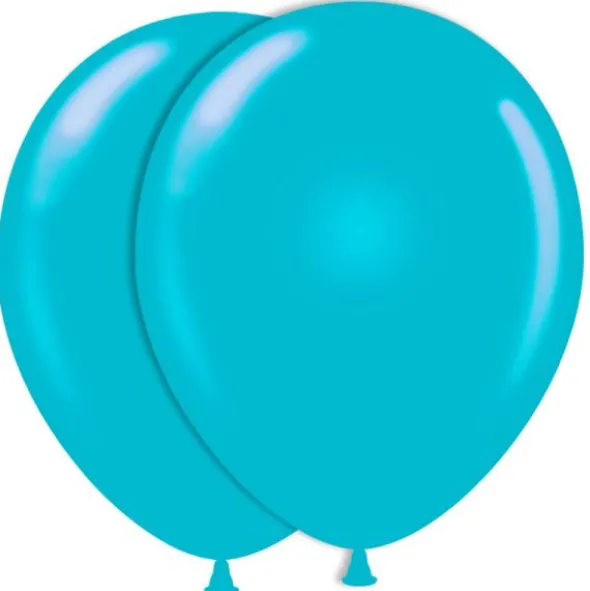 Turkosa Ballonger (10-pack)
