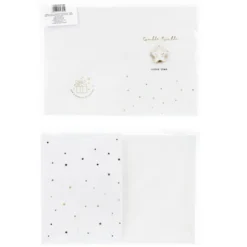 Twinkle Twinkle Little Star Kort med Brosch