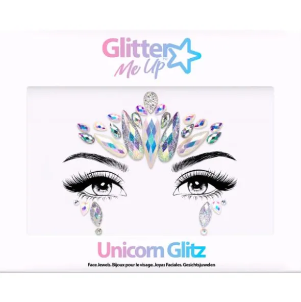 Unicorn Glitz Ansiktssmycken