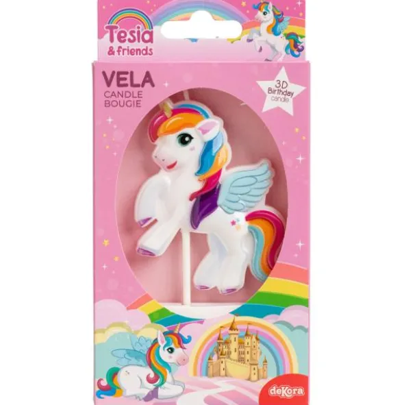 Unicorn Tårtljus