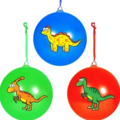 Uppblåsbar Dinosaurieboll med Nyckelring