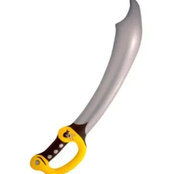 Uppblåsbar Piratsvärd Guld/Svart