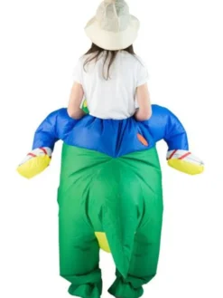 Uppblåsbar Ridande Dinosauriedräkt Barn