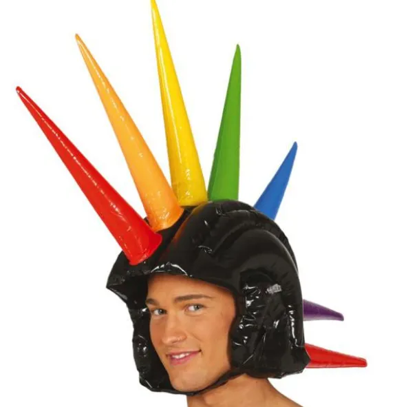 Uppblåsbar Spikes Hjälm