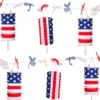 USA Flagga Lyktor Girlang