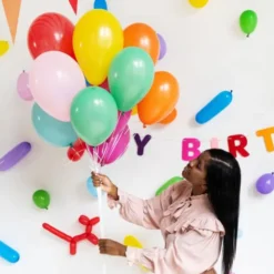 Vattenballonger Färgmix Matt 8 cm (50-pack)