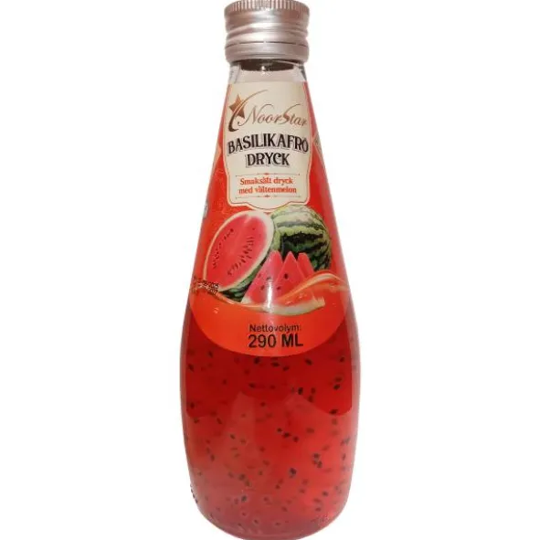 Vattenmelondryck med Basilikafrön 290 ml