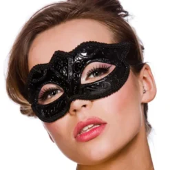 Verona Svart och Glittrig Ögonmask