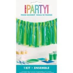 Väggdekoration med Fransar Blå & Grön DIY