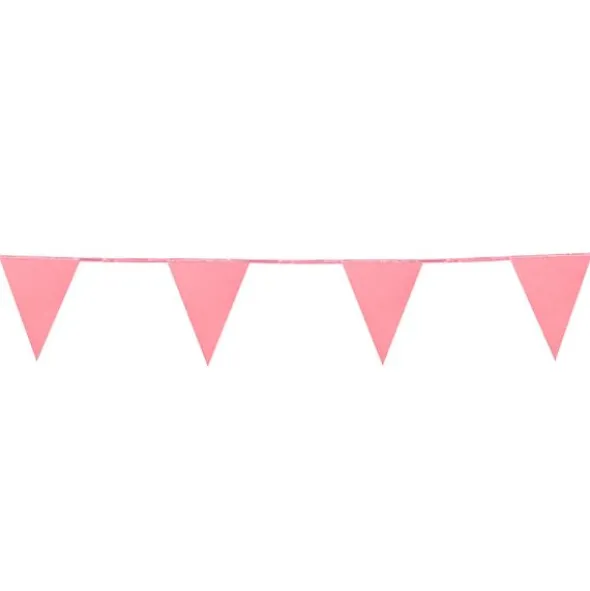 Vimpelgirlang Glitter Rosa