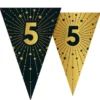 Vimpelgirlang med Stjärnor & Siffran 5