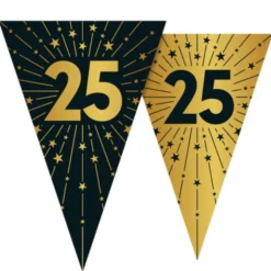 Vimpelgirlang med Stjärnor & Siffran 25