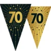 Vimpelgirlang med Stjärnor & Siffran 70