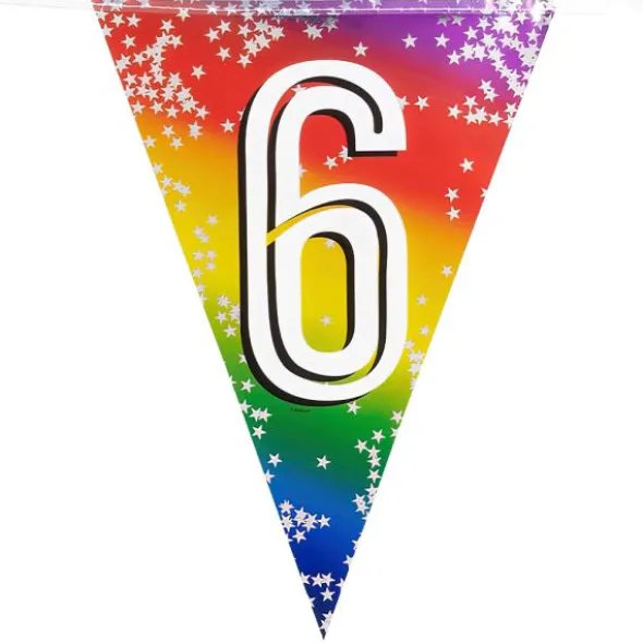 Vimpelgirlang Regnbåge 6 år