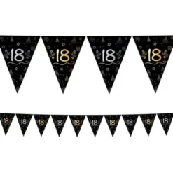 Vimpelgirlang Svart 18 år