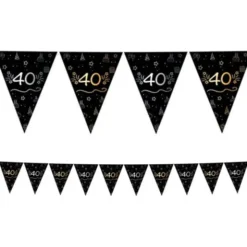 Vimpelgirlang Svart 40 år