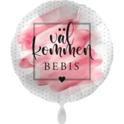 Välkommen Bebis Ballong Rosa