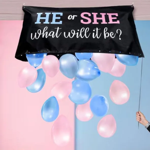 Väska med Ballonger Gender Reveal
