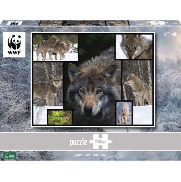 WWF Vargar Pussel 1000 Bitar