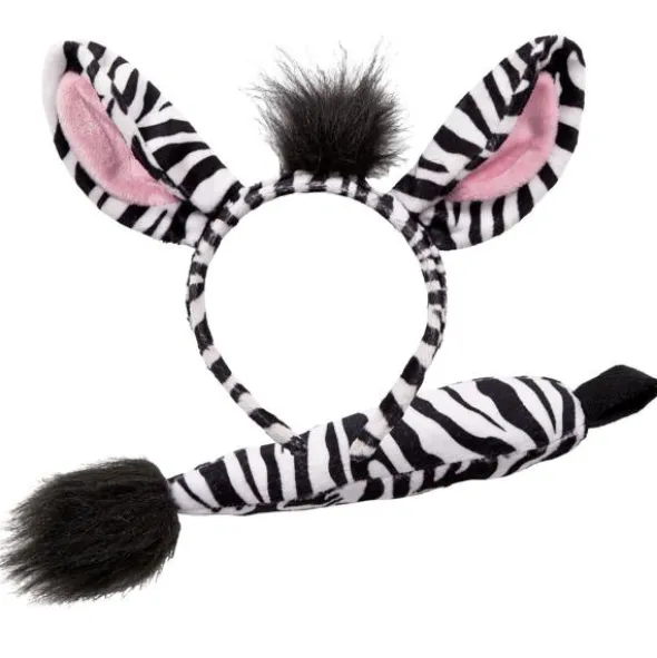 Zebra Öron och Svans Tillbehörskit